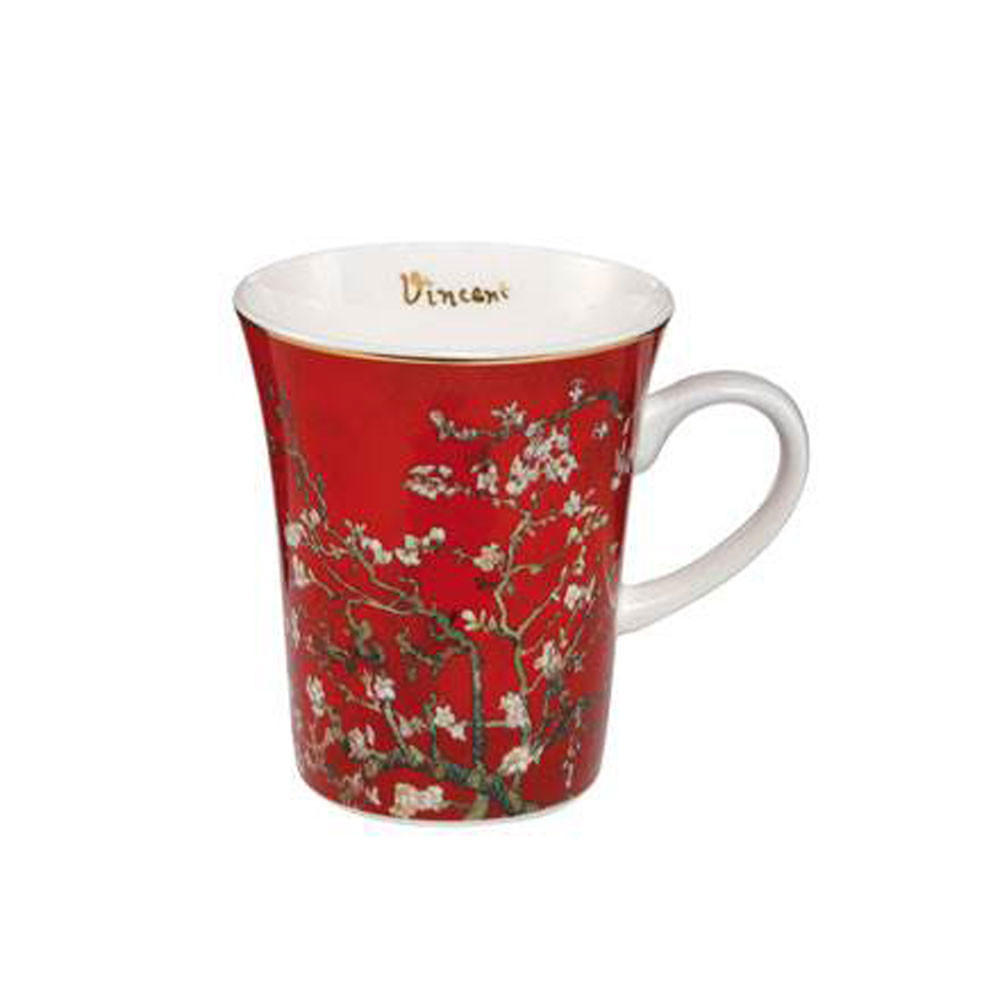 KÜNSTLERTASSE Mandelbaum Rot - Artis Orbis Vincent van Gogh Bunt Fine Bone China - Multicolor, Keramik (0.35L) - Goebel