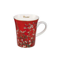 KÜNSTLERTASSE Mandelbaum Rot - Artis Orbis Vincent van Gogh Bunt Fine Bone China - Multicolor, Keramik (0.35L) - Goebel