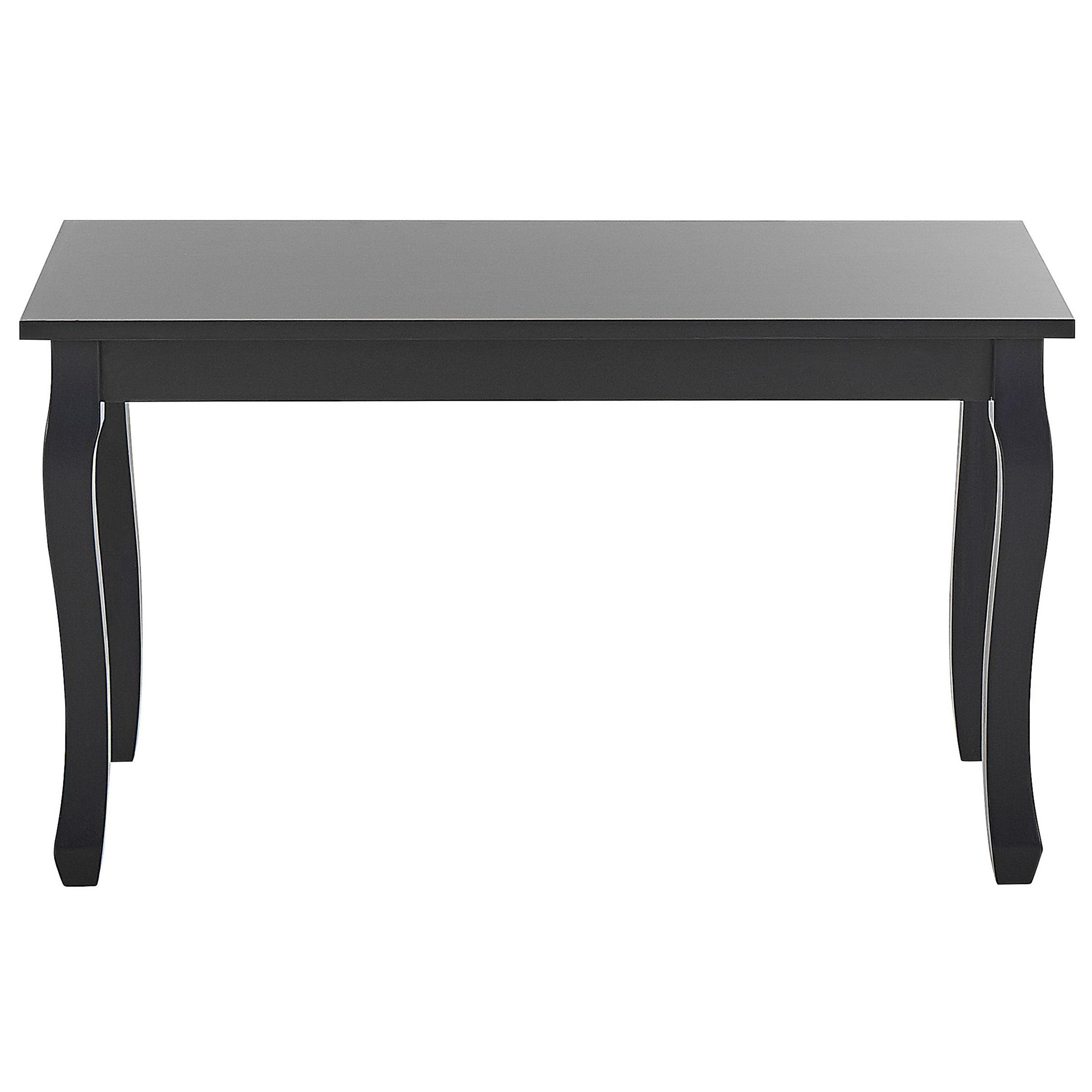 COUCHTISCH schwarz 80/40 cm Snook - Schwarz, Holzwerkstoff (40/80/46cm) - Beliani