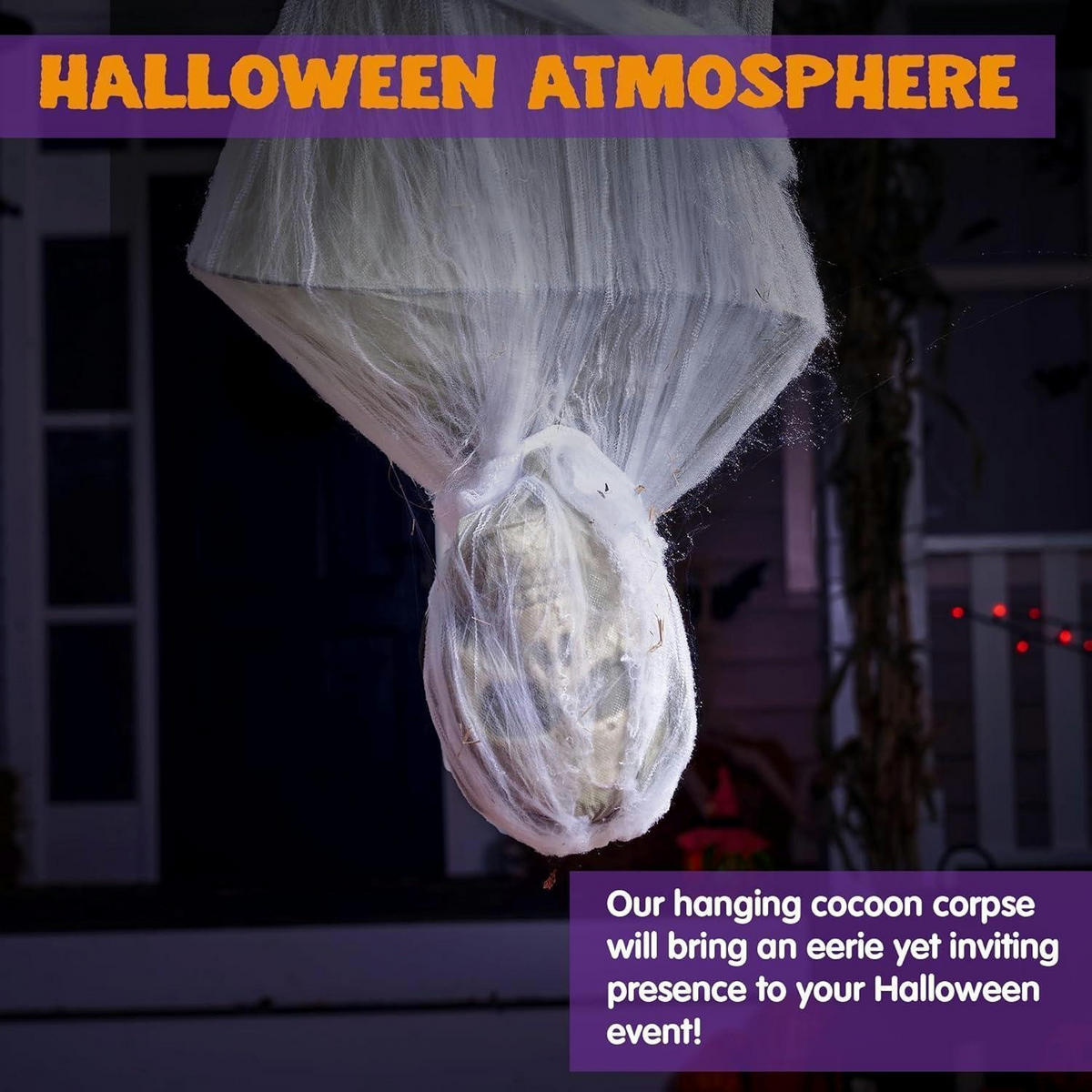 HÄNGENDE Leiche Halloween 180 cm - Weiß, Kunststoff (19.6/18.4/36.8cm)