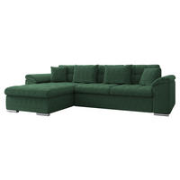 COLTAR Diana Reiat, Stanga - verde închis, material textil/lemn (280/160cm) - MIRJAN24
