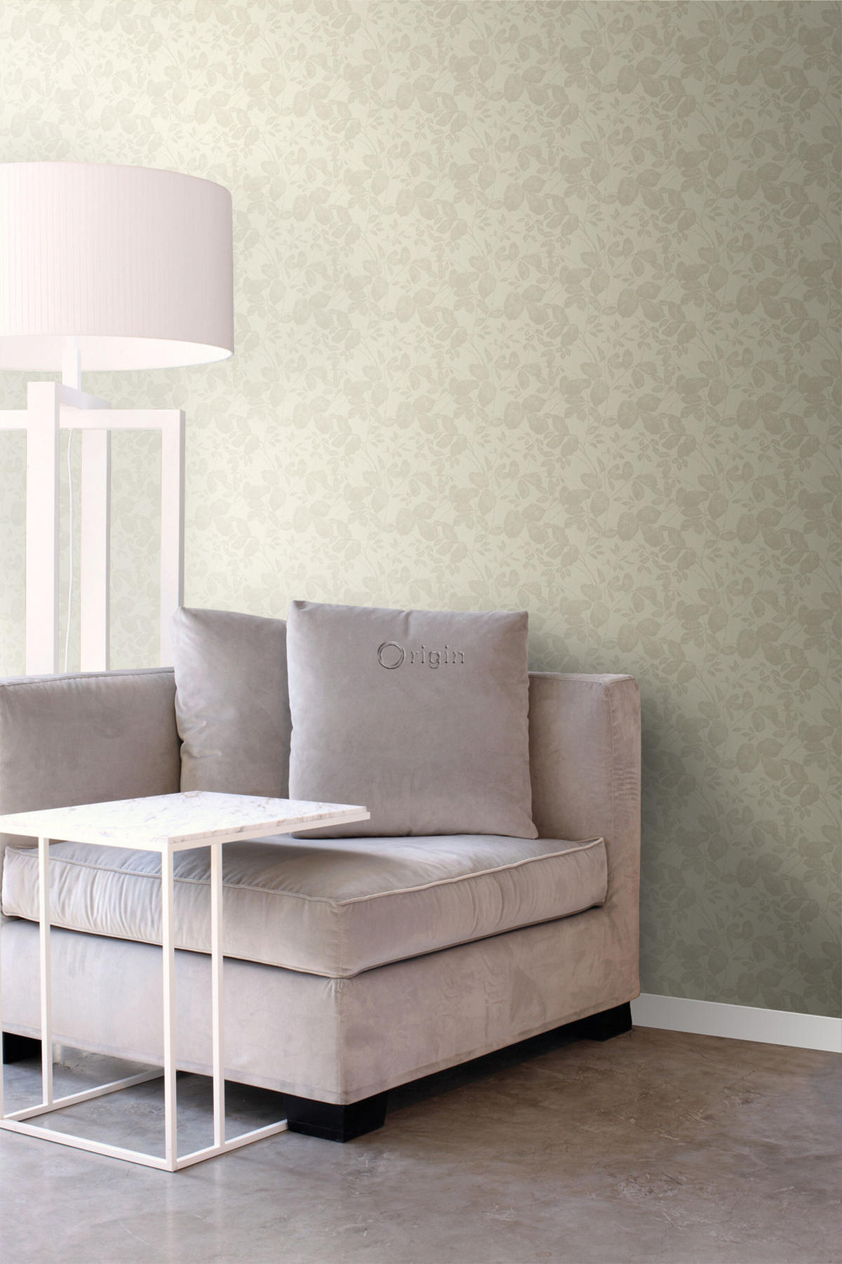 TAPETE Blätter 53 cm x 10.05 m - Beige, Papier (53/1000cm) - Origin Wallcoverings