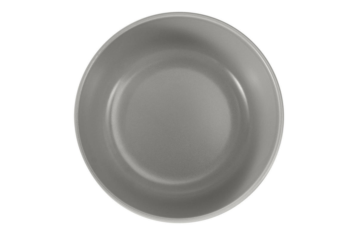 SCHÜSSEL-SET VICTO 6 Personen 6-tlg, matt grau - Grau, Keramik - KONSIMO®