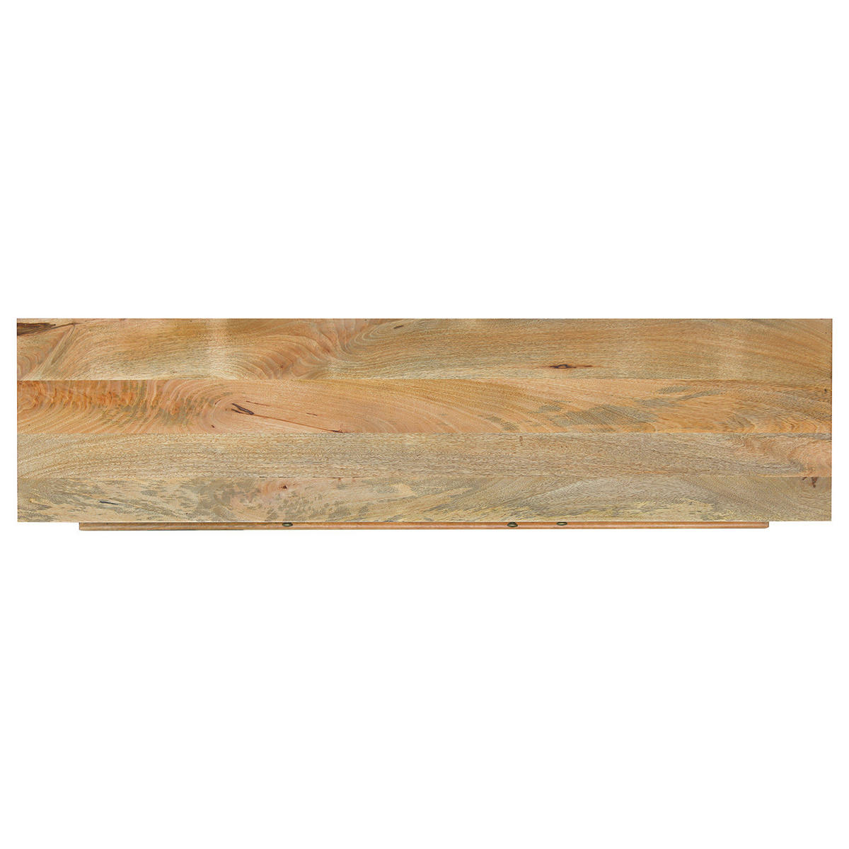 MASSIVES SIDEBOARD mit 3 Schubladen - Mango / Beige - Beige/Goldfarben, Holz/Naturmaterialen (160/90/40cm) - home24