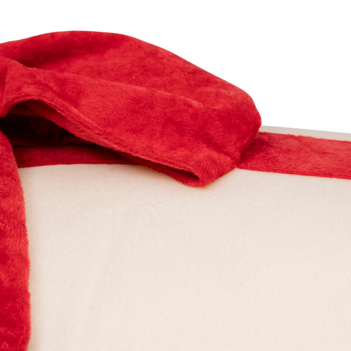 SAMTKISSEN Schleife 30/50 cm - Weiß, Textil (10/50cm) - Atmosphera Createur d´interieur
