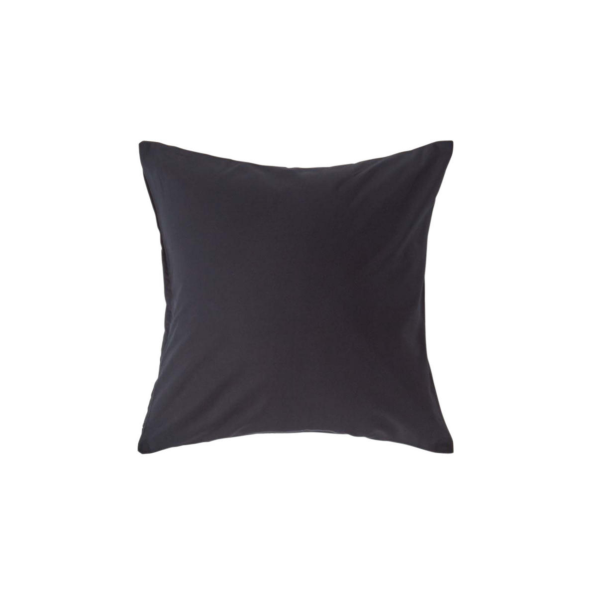 KISSENBEZUG Perkal, Ägyptische Baumwolle, Fadendichte 200 - Schwarz, Textil (40/40cm) - Homescapes