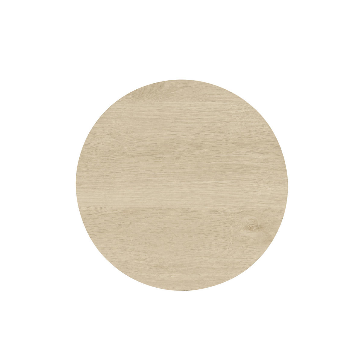 KLUBSKA miza, komplet 2 kosov, Ø 68,7/40,1 cm naravna, MDF z videzom lesa - naravne barve, leseni material (68.7/68.7/40.6cm) - BEAOK