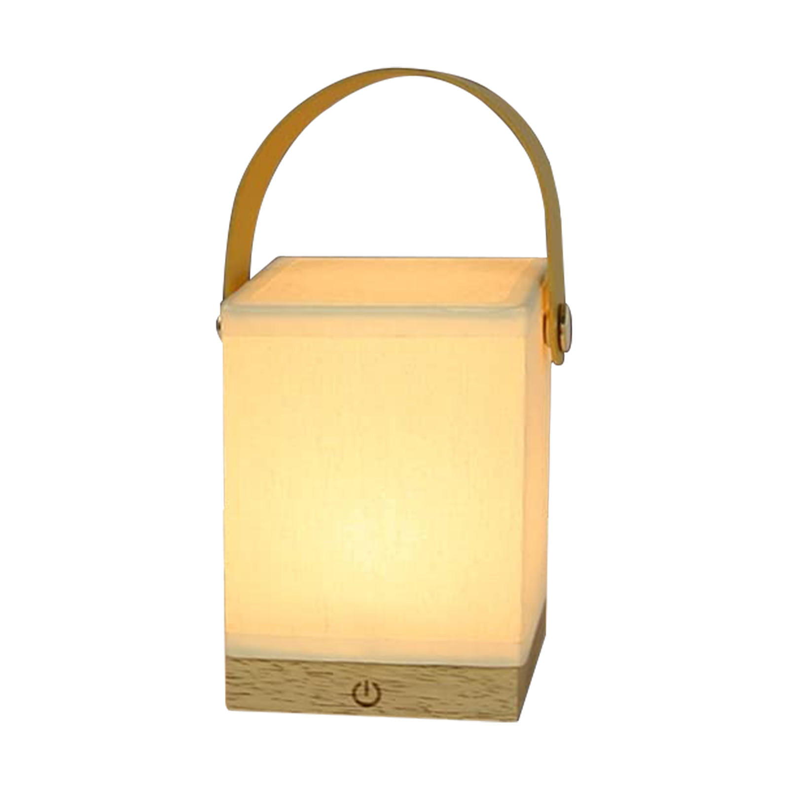 LED-TISCHLEUCHTE Handtasche 10/10/14.5 cm - Weiß, Holz (10/10/14.5cm) - Nettlife