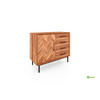 KOMMODE LEON Kernbuche - Kernbuche, Holz (97/80/45cm) - byoak