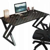 SCHREIBTISCH, schwarz 120/75/60cm - Schwarz, Holzwerkstoff (60/120/75cm)
