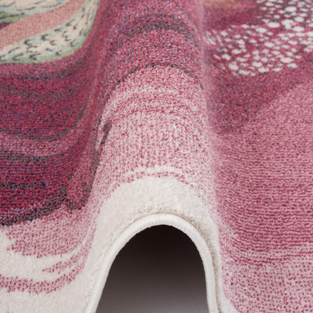 KINDER TEPPICH MAUI KIDS MEERJUNGFRAU - Rosa, Textil (120/170cm) - Pergamon
