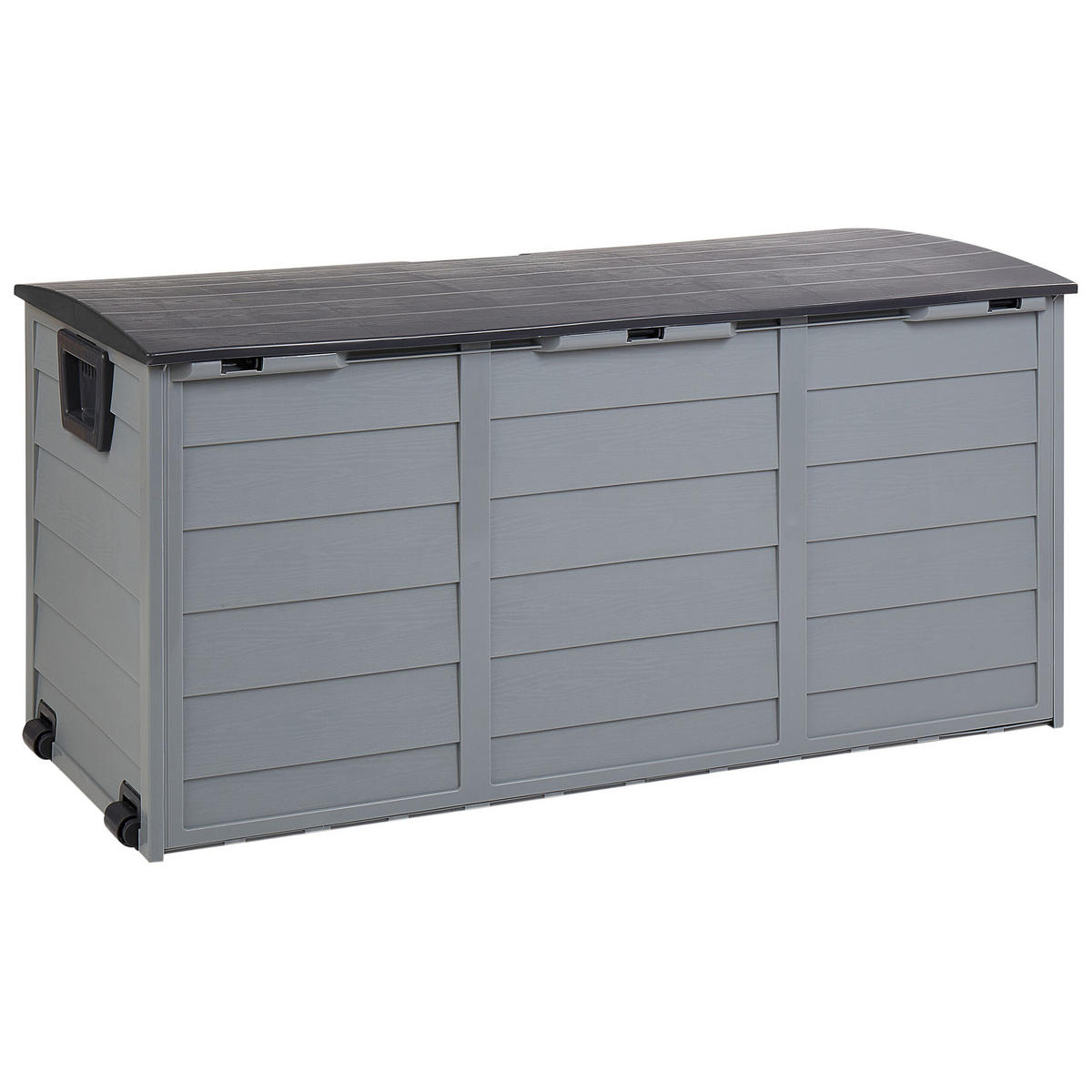 AUFBEWAHRUNGSBOX Beige Locarno - Beige/Grau, Kunststoff (112/53/50cm) - Beliani
