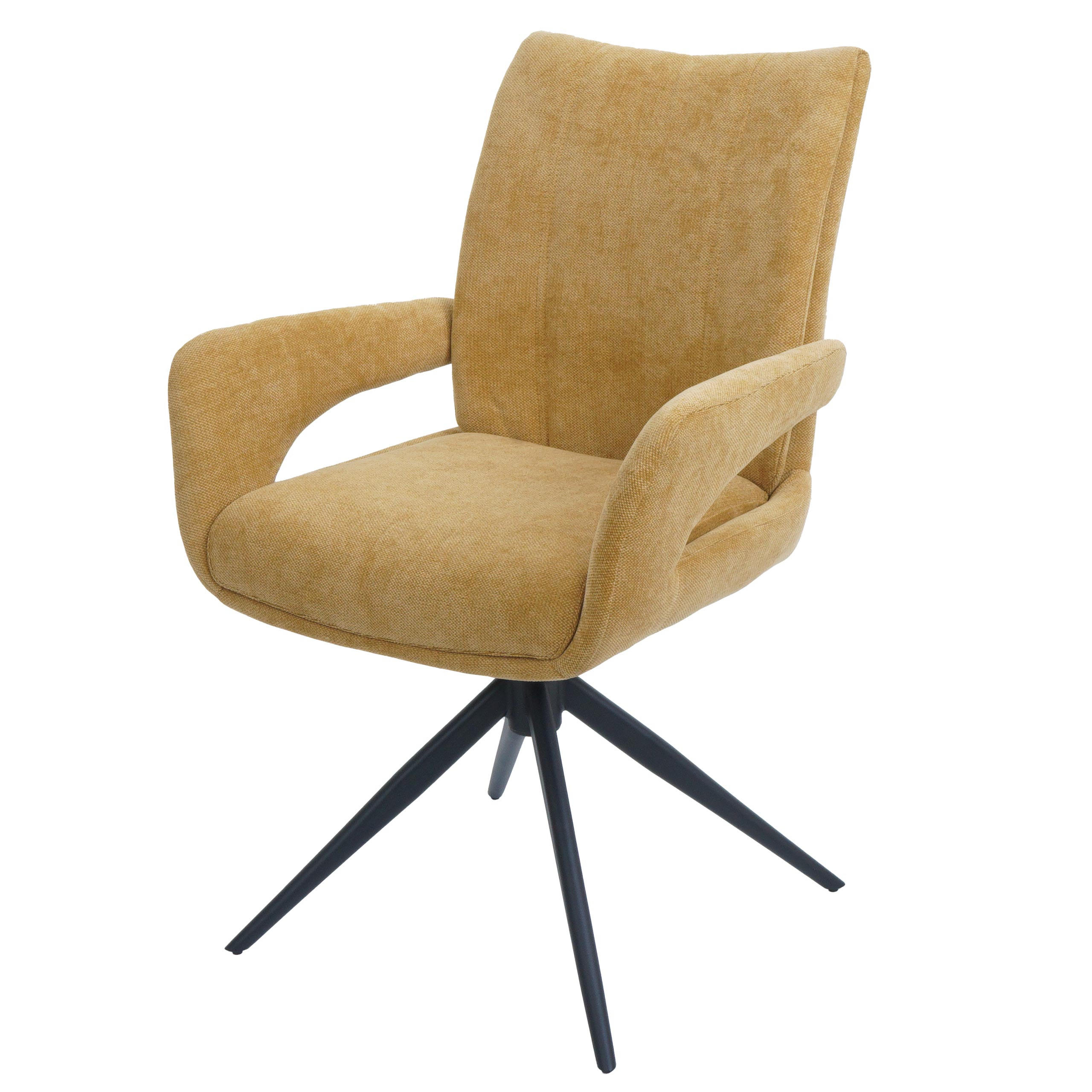 ESSZIMMERSTUHL Gelb - Currygelb/Gelb, Textil (60/90/60cm) - MCW