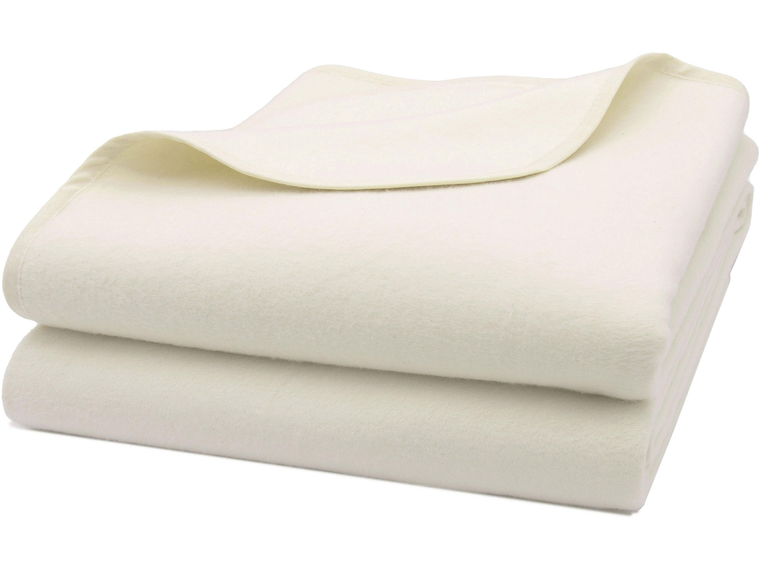 UMZUGSDECKE, 2er-Set, 100x200 cm, 100% Baumwolle, Weiß - Weiß, Textil (100/200cm) - Zollner