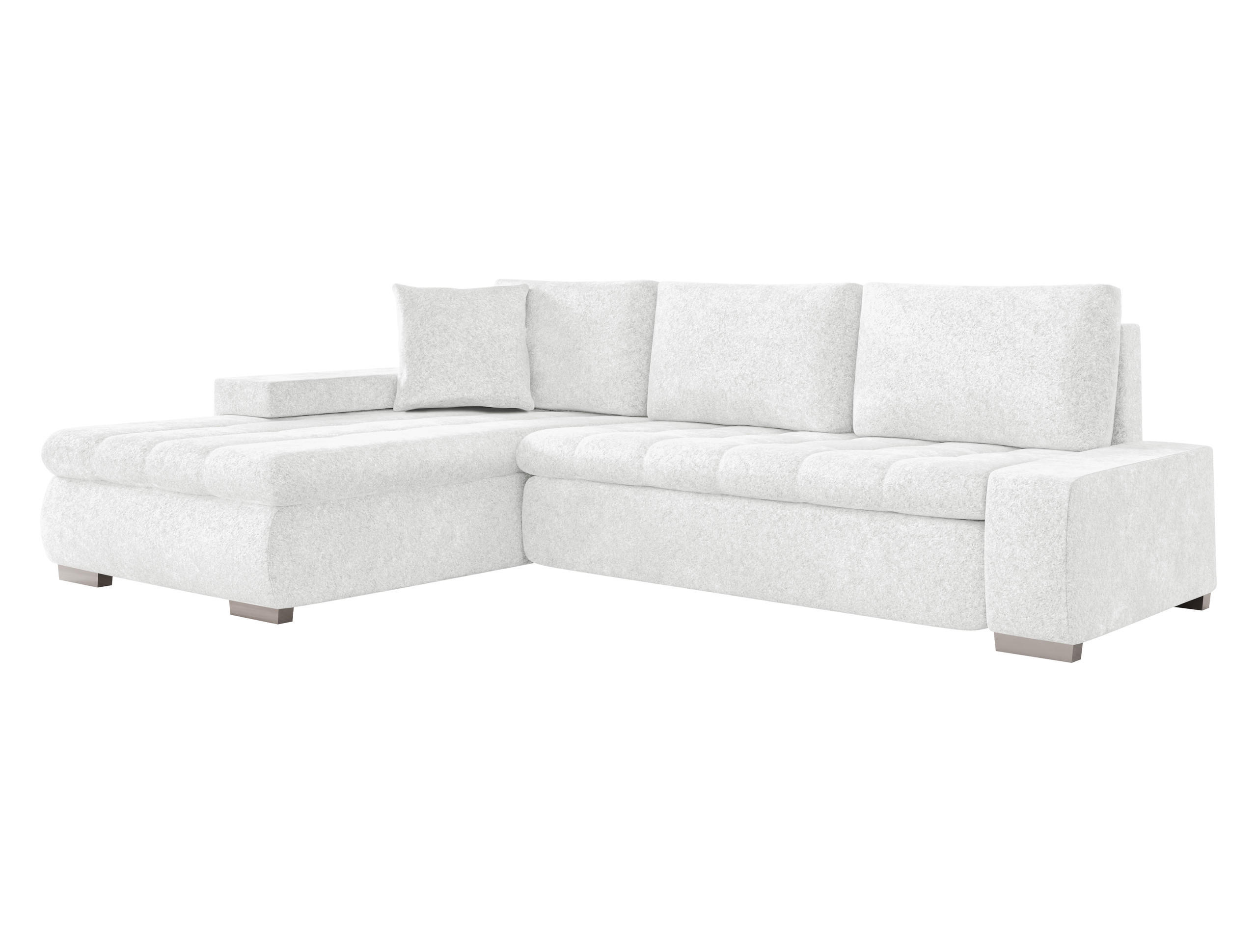 Mirjan24 Ecksofa Ecru 265x185 cm
