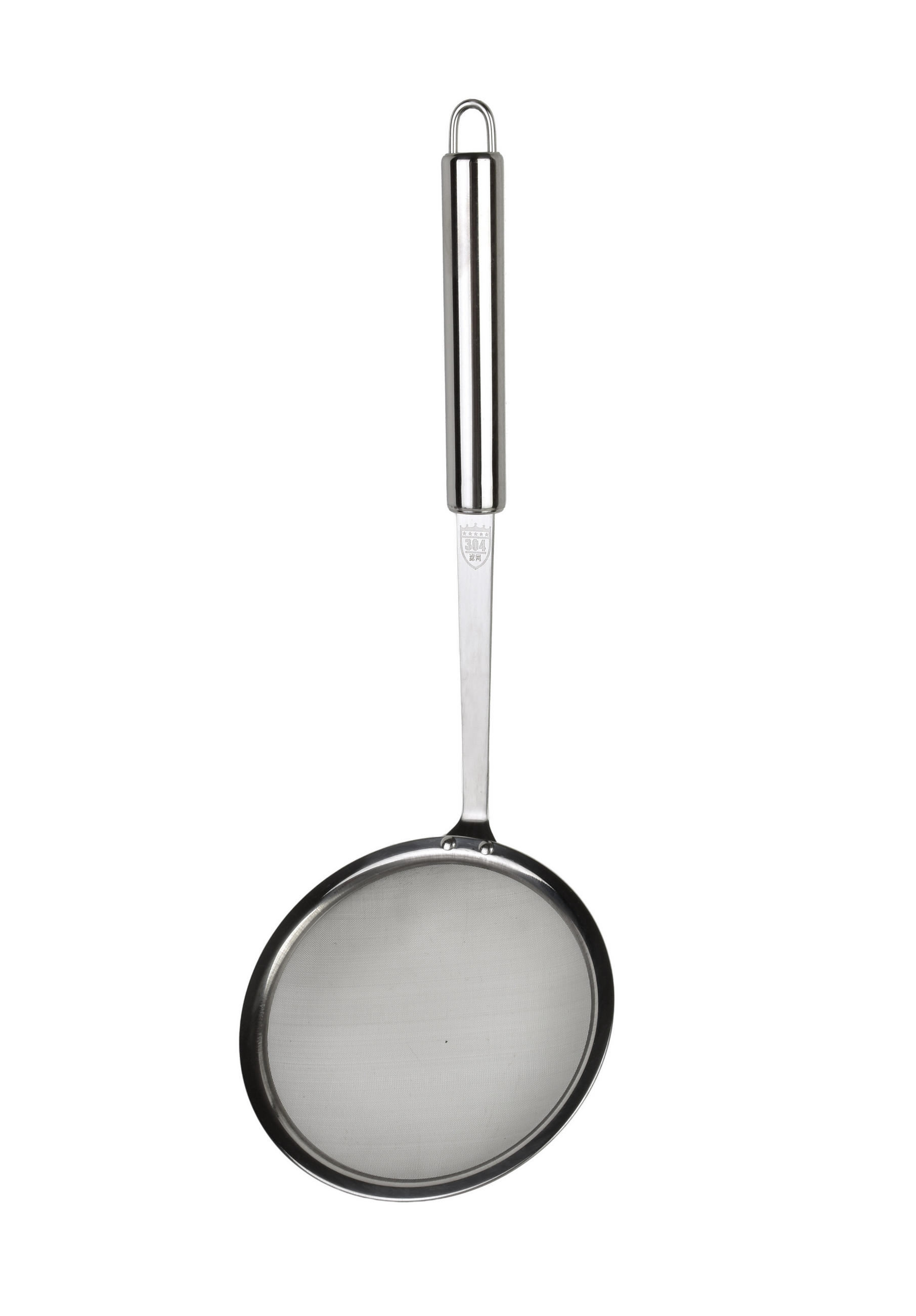SIEB mit Griff 12,4cm Edelstahl 18/10 - Silberfarben, Metall (12.4cm) - Mondex