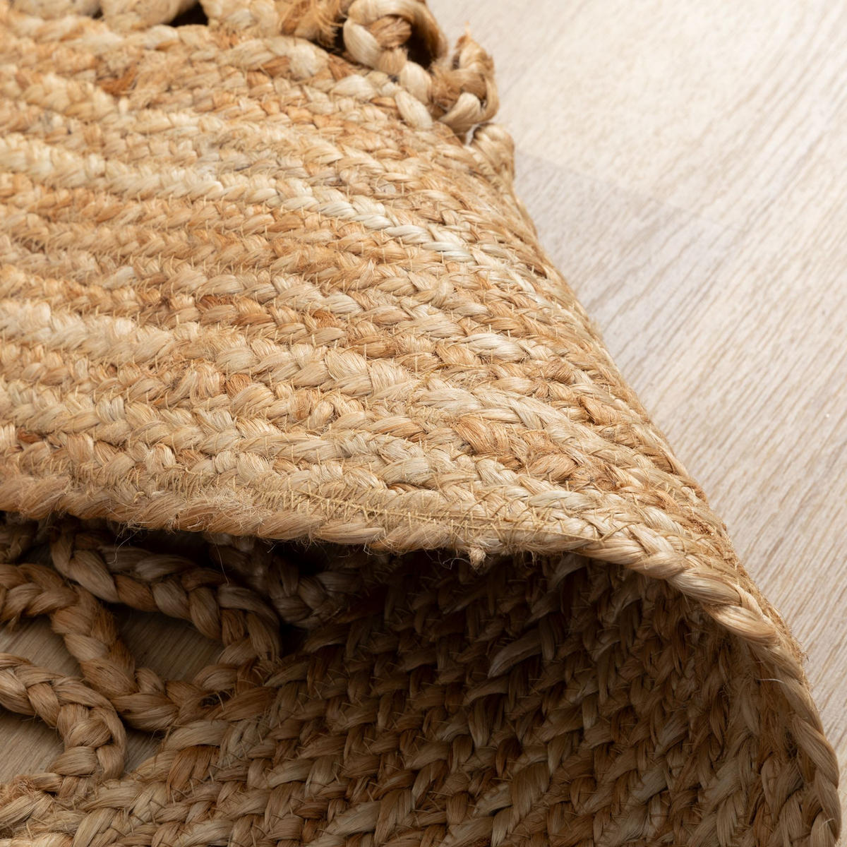 FLACHGEWEBETEPPICH 100/100 cm Goa Sun - Naturfarben, Naturmaterialien (100/100cm) - Steffensmeier