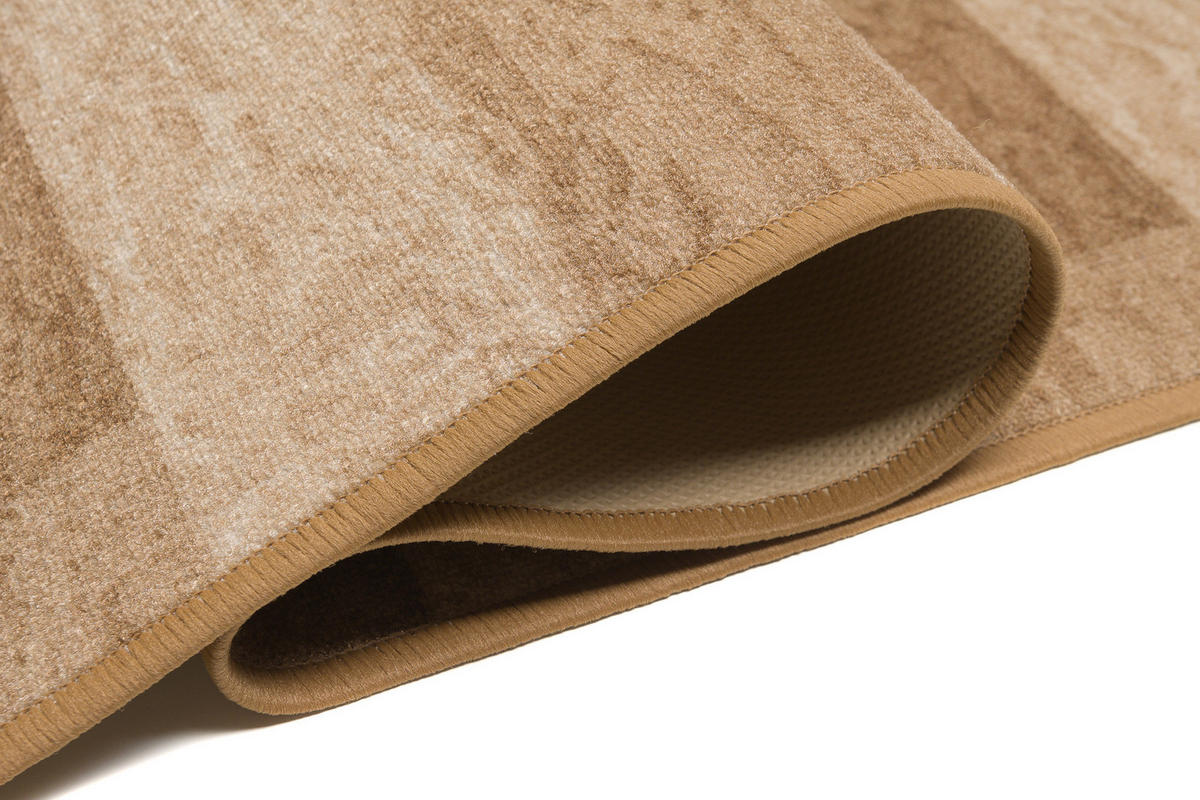 TEPPICHLÄUFER Anti-Rutsch Beige rutschfest Gummiunterlage 100/1300 cm - Beige, Textil (100/1300cm) - Tapiso