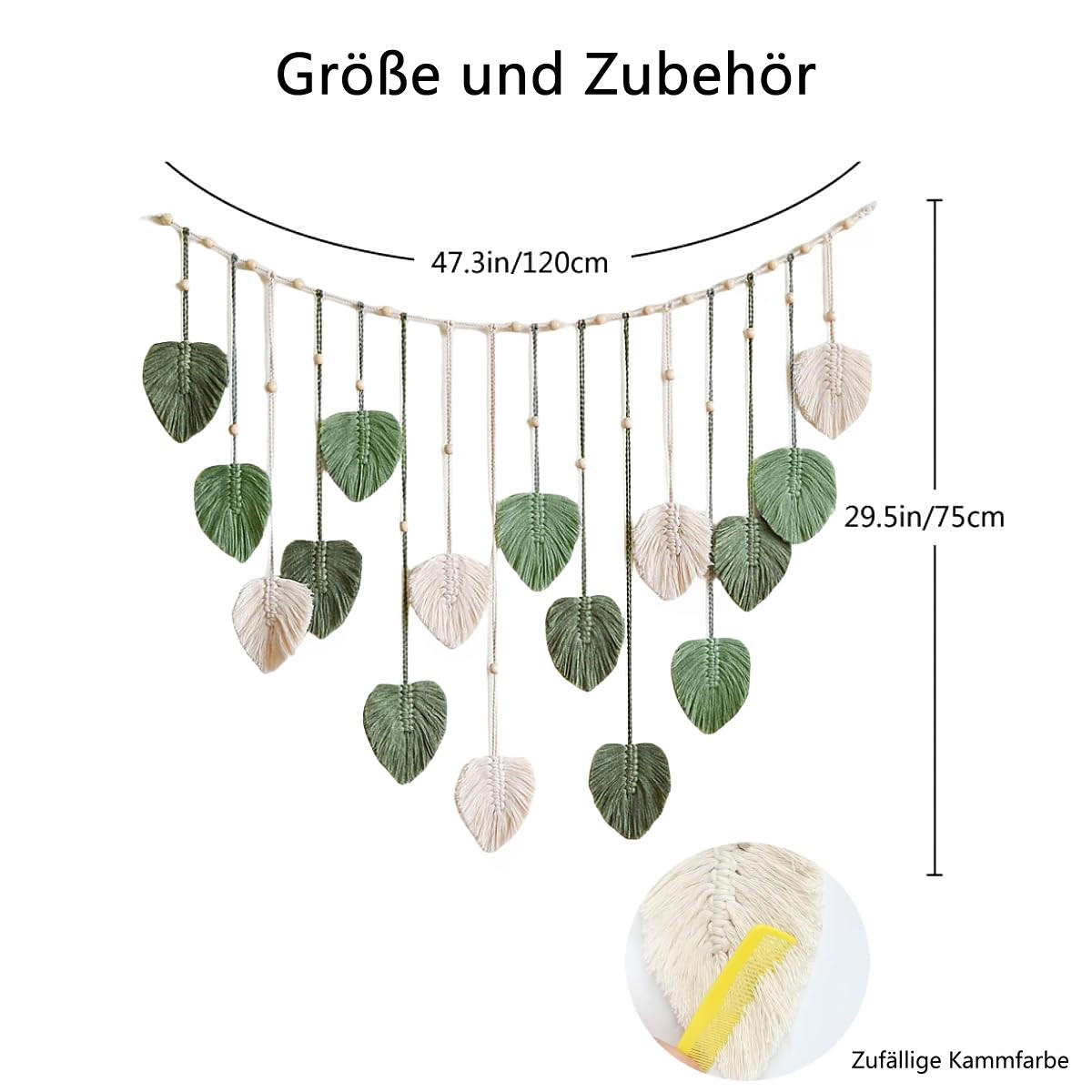 WANDDEKORATION Grün - Grün, Holz (75/75/120cm) - Kaket