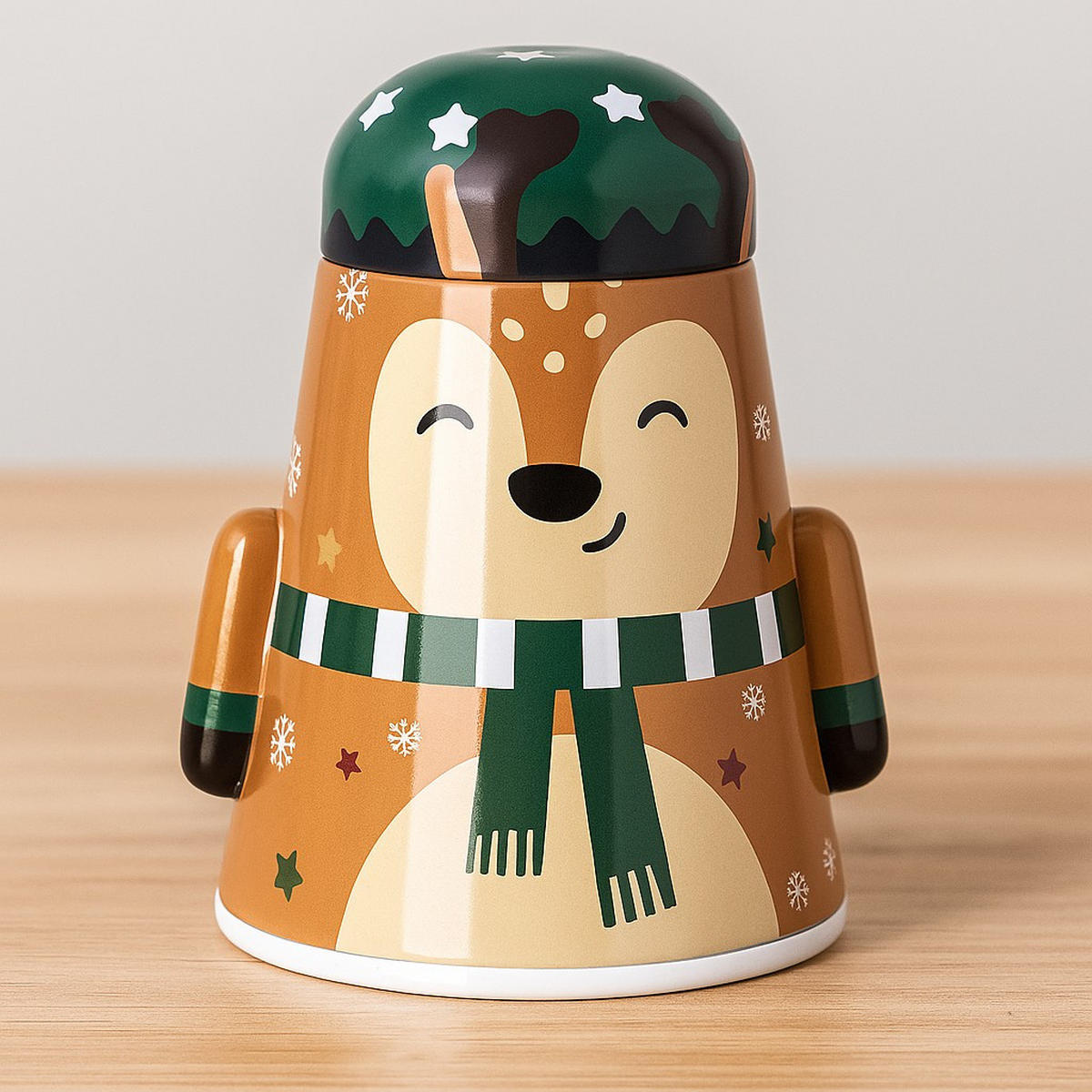 KEKSDOSE Carissima - Braun/Grün, Metall (10/15/12cm) - Home Styling Collection
