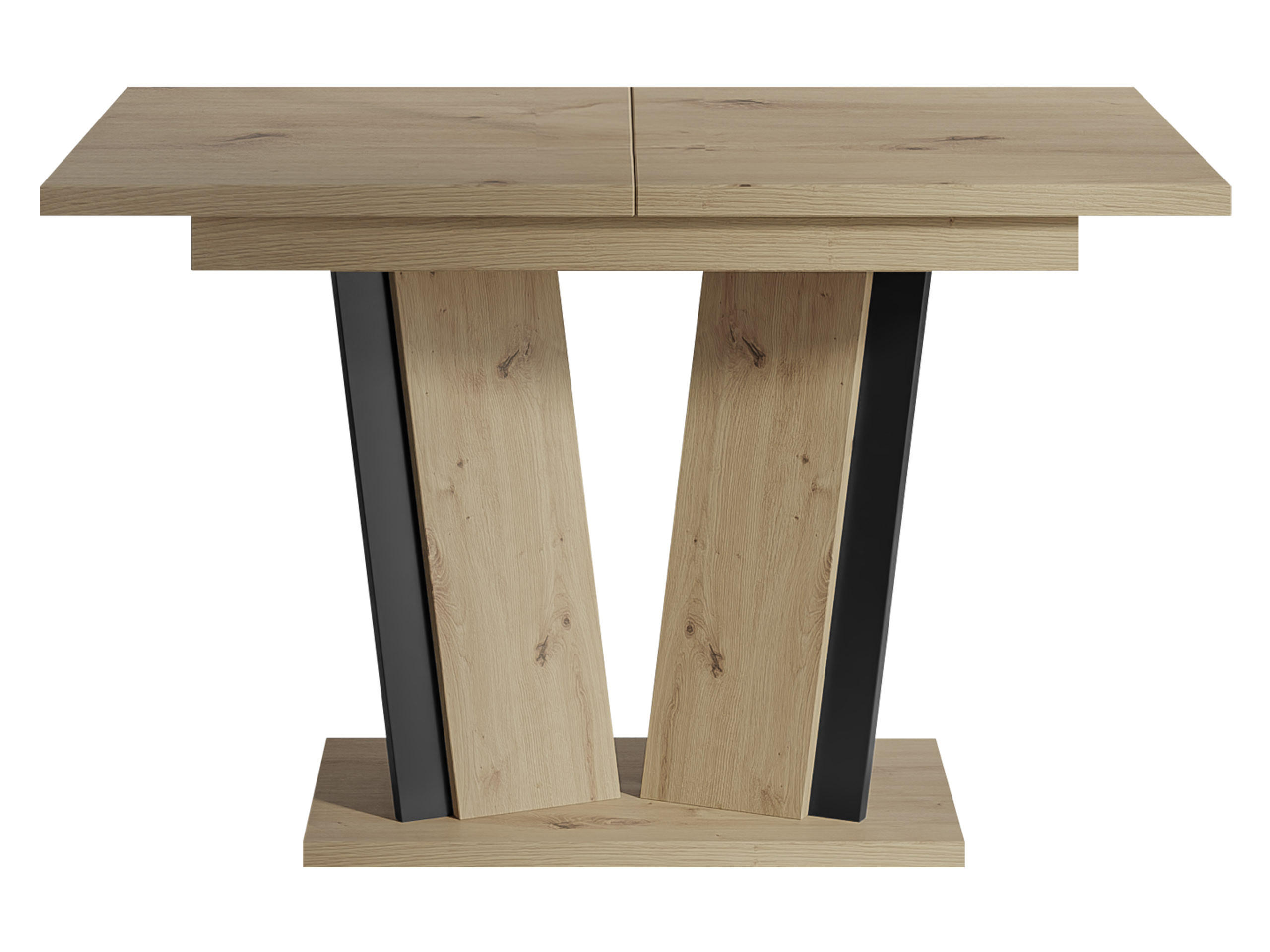 ESSTISCH ausziehbar Doha II - Eiche Artisan, Holzwerkstoff (80/120/75cm) - MIRJAN24