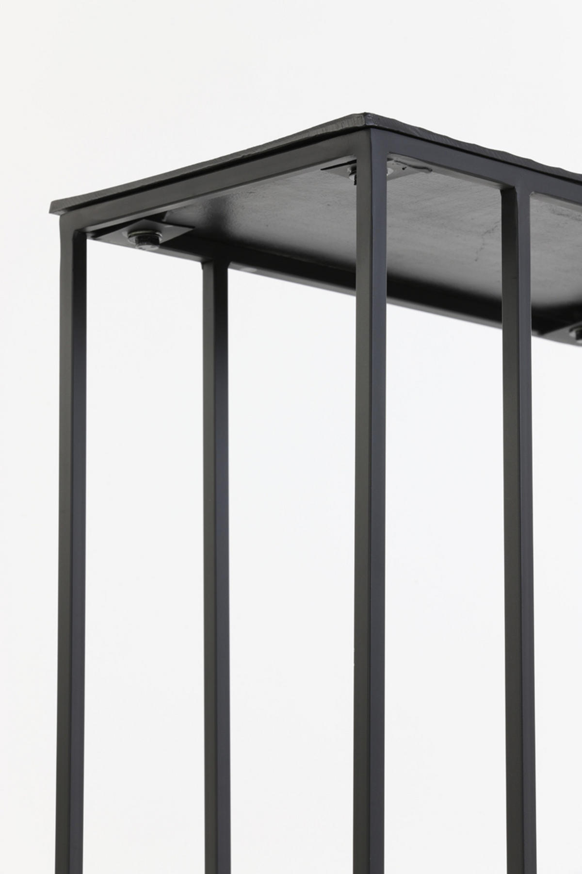 BEISTELLTISCH Macy Schwarz 48/26/60 cm - Schwarz, Metall (48/26/60cm) - Light & Living
