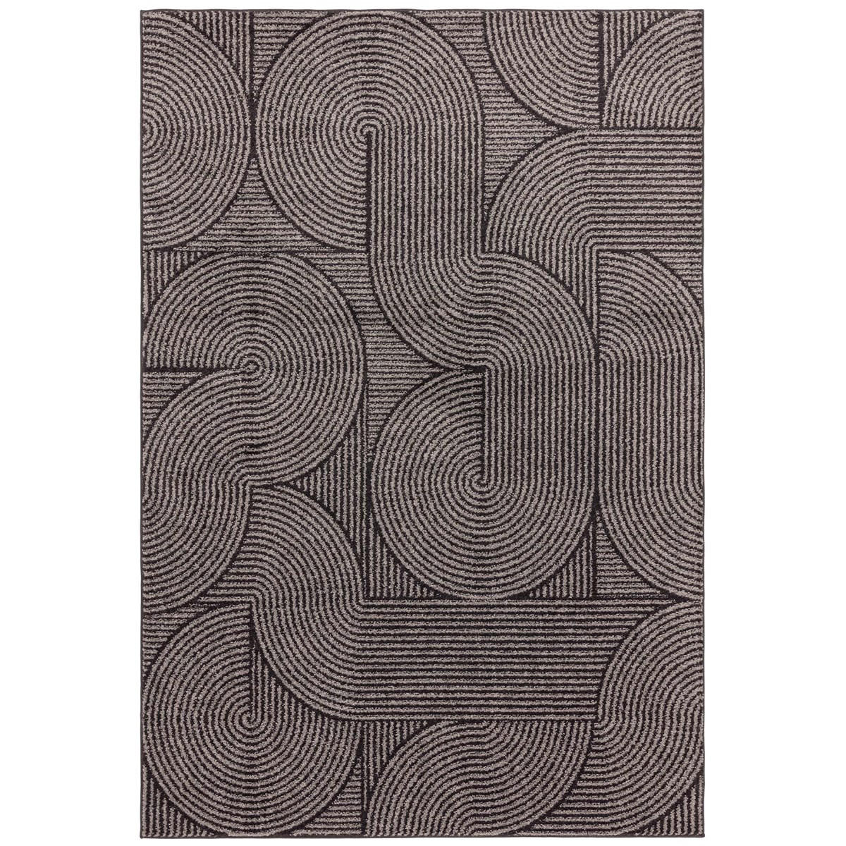 TEPPICH Moderner WIRE Grau 200 x 290 cm - Grau, Textil (200/290cm) - Novatrend