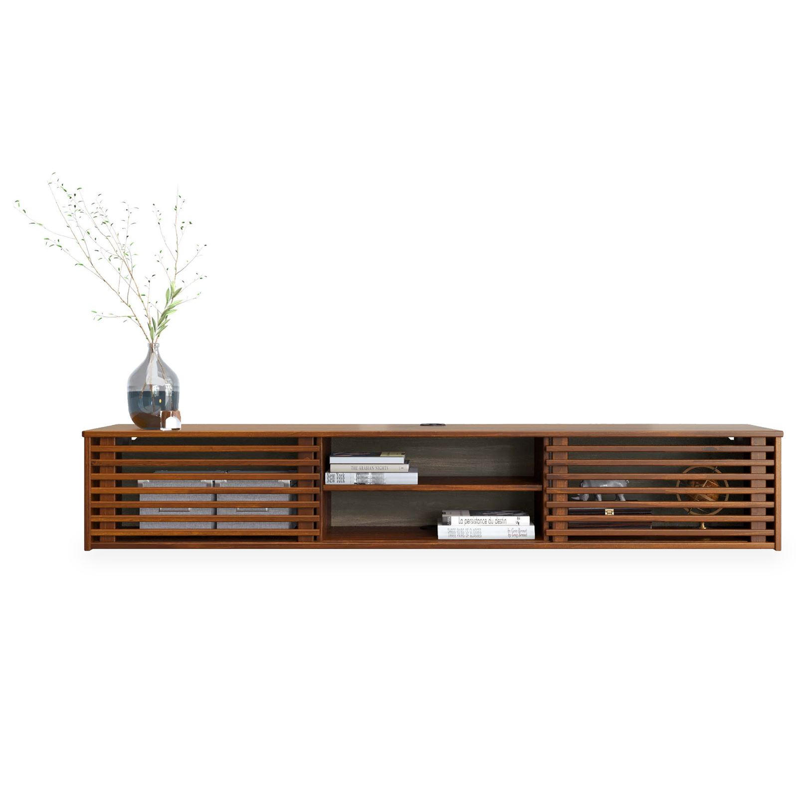 LOWBOARD RIAN Kastanie - Kastanienfarben, Holz (175/30/34cm) - IDIMEX