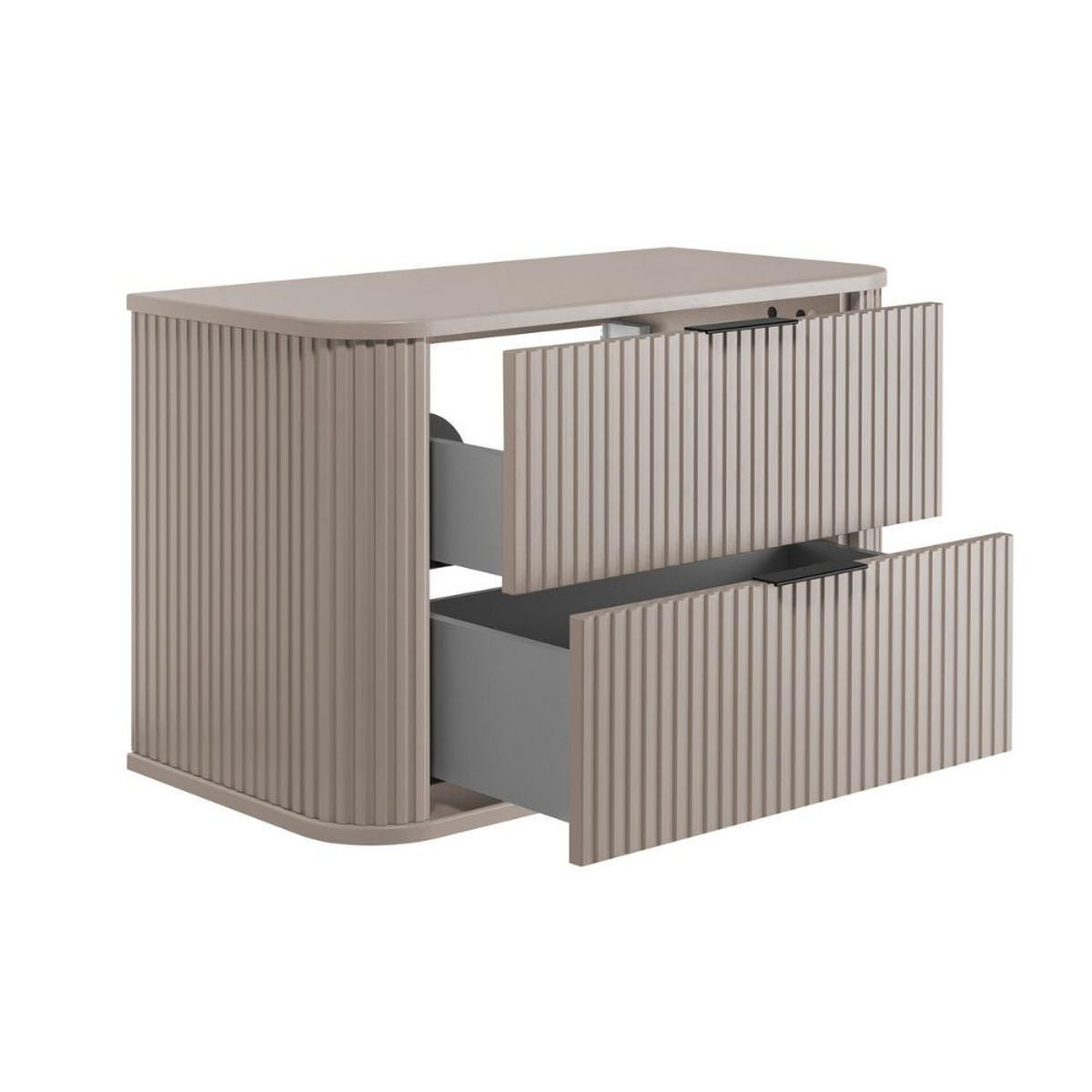 WASCHBECKUNTERSCHRANK Kaschmir matt B/H/T 80/51/41cm - Kaschmir, Holzwerkstoff/Kunststoff (80/51/41cm)