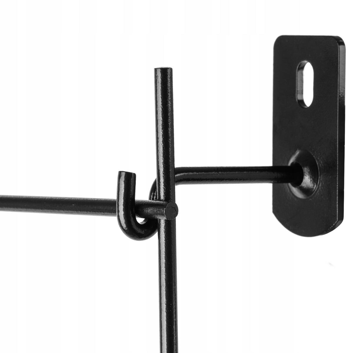 BLUMENGITTER 49 x 155 cm, Schwarz - Schwarz, Metall (49/155cm) - KADAX