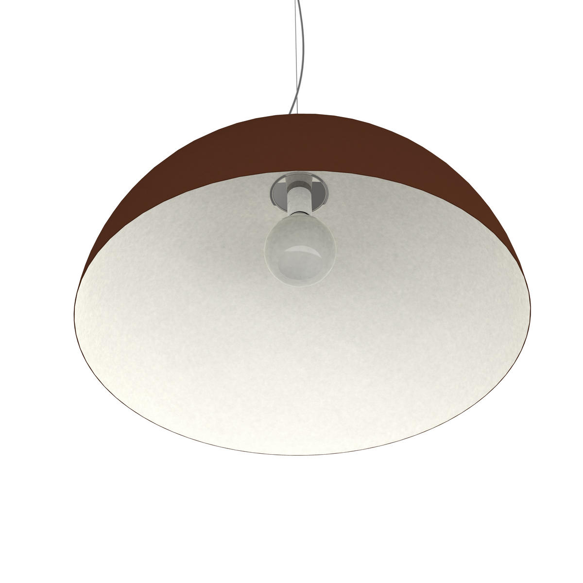 HÄNGELEUCHTE - Dunkelbraun, Metall (60/60/30cm) - Lumicom