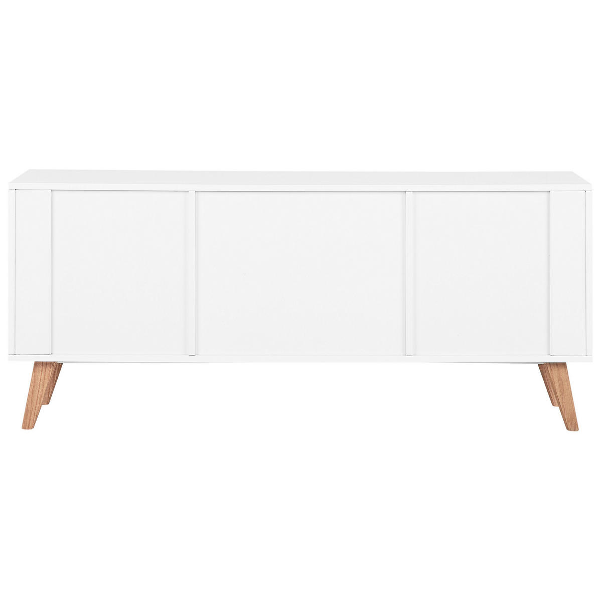 SIDEBOARD se 2 dveřmi Bílý Meet - bílá, kompozitní dřevo (160/70/42cm) - Beliani