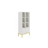 BÜCHERREGAL Austin 40/171,3/80 cm - Weiß, Holzwerkstoff (40/171/80cm) - Kocot Kids
