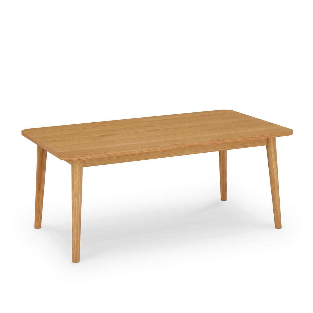 COUCHTISCH rechteckig Eiche massiv 70/125/52 cm - Eichefarben/Braun, Holz/Holzwerkstoff (70/125/52cm) - Furnhouse