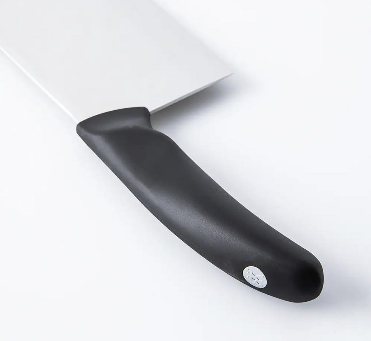 HACKMESSER – Style 180 mm – Chinesisches Kochmesser, Breite Klinge, Rostfreier Spezialstahl, Ergonomischer Griff, Hohe Schneidhaltigkeit - Silberfarben, Metall (30cm) - Zwilling