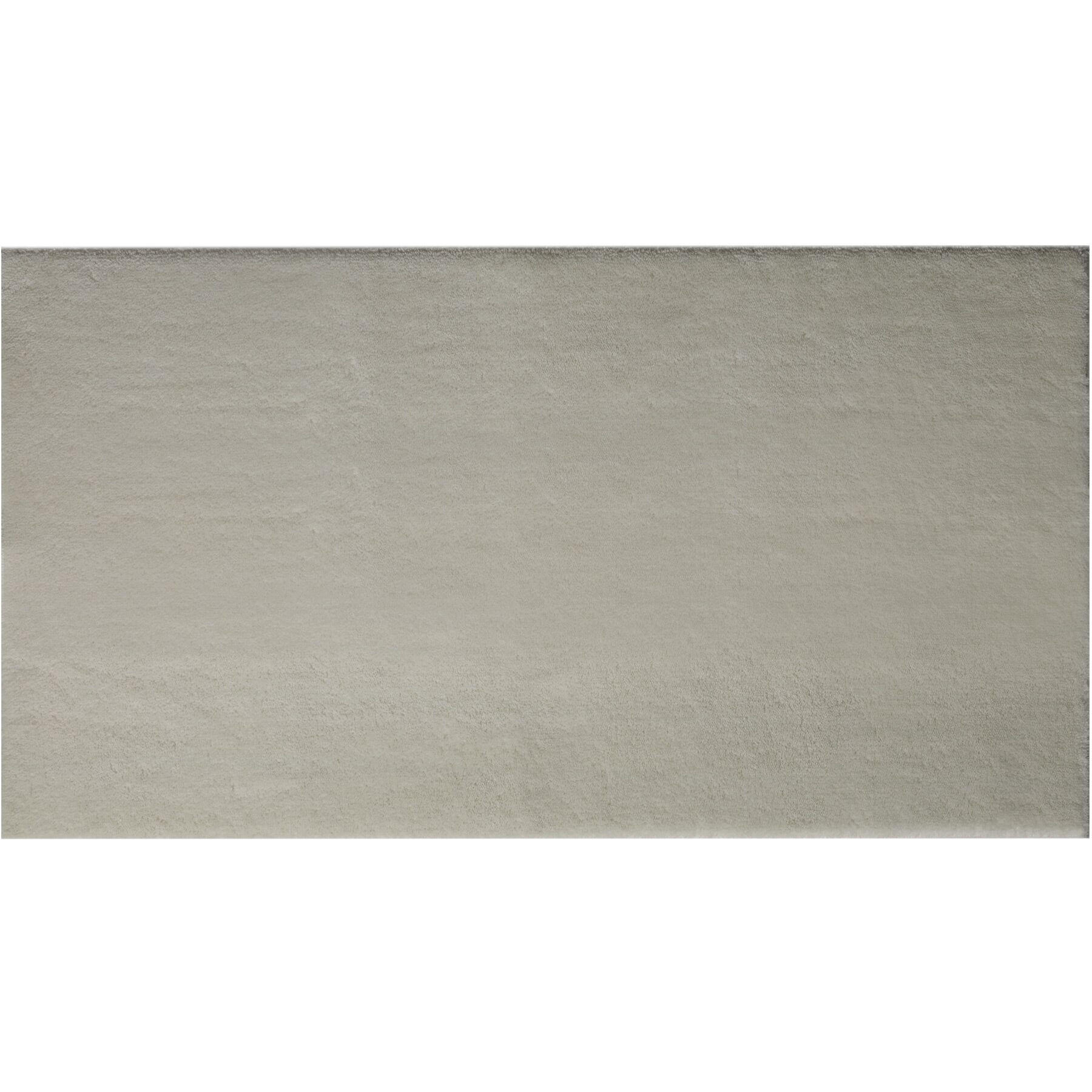 KURZFLORTEPPICH Soft Zone,rutschfeste Unterseite,Sand - Sandfarben, Kunststoff (110/60cm) - tectake
