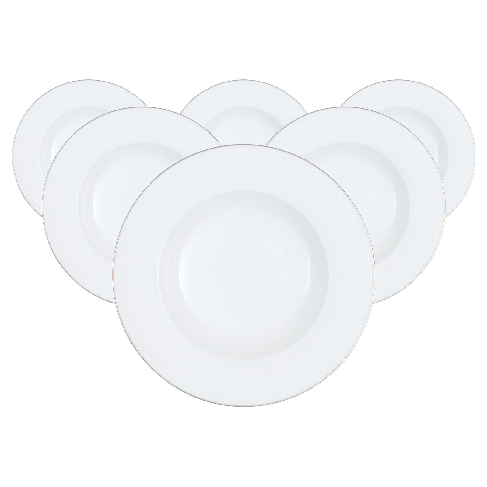 SUPPENTELLER Anmut Platinum No.1 weiß ø 24,8 cm - Weiß, Keramik (24.8cm) - Villeroy & Boch