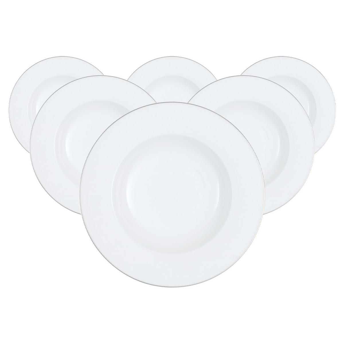 SUPPENTELLER Anmut Platinum No.1 weiß ø 24,8 cm - Weiß, Keramik (24.8cm) - Villeroy & Boch
