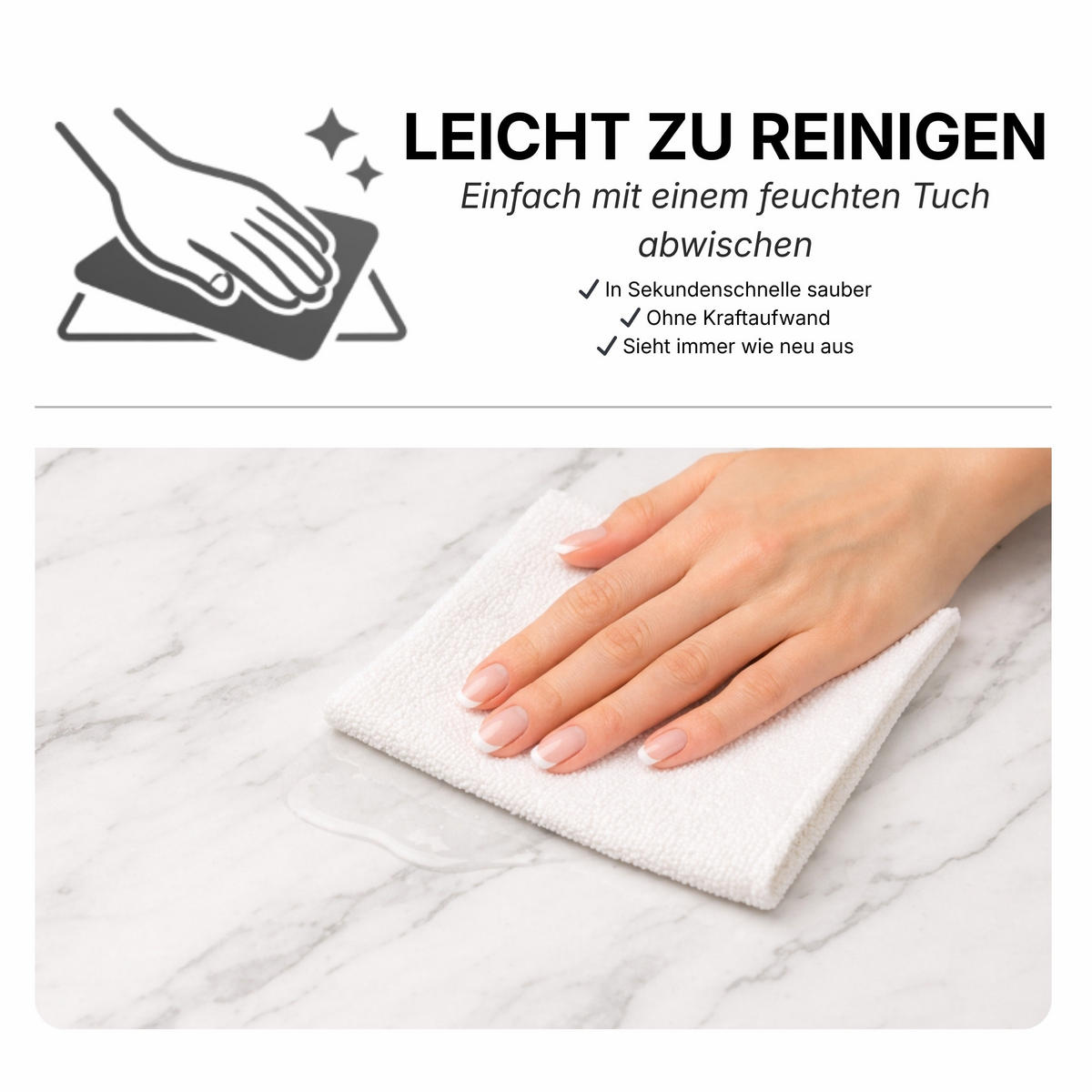 ESSTISCH Bianco Weiß Marmoptik Ausziehbar 140 - 180 cm - Weiß, Holzwerkstoff (140/80/75cm) - PROSPERO