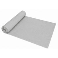 TISCHLÄUFER 40/100 cm Silber Leinenoptik - Silberfarben, Textil (40/100cm) - TiborTex