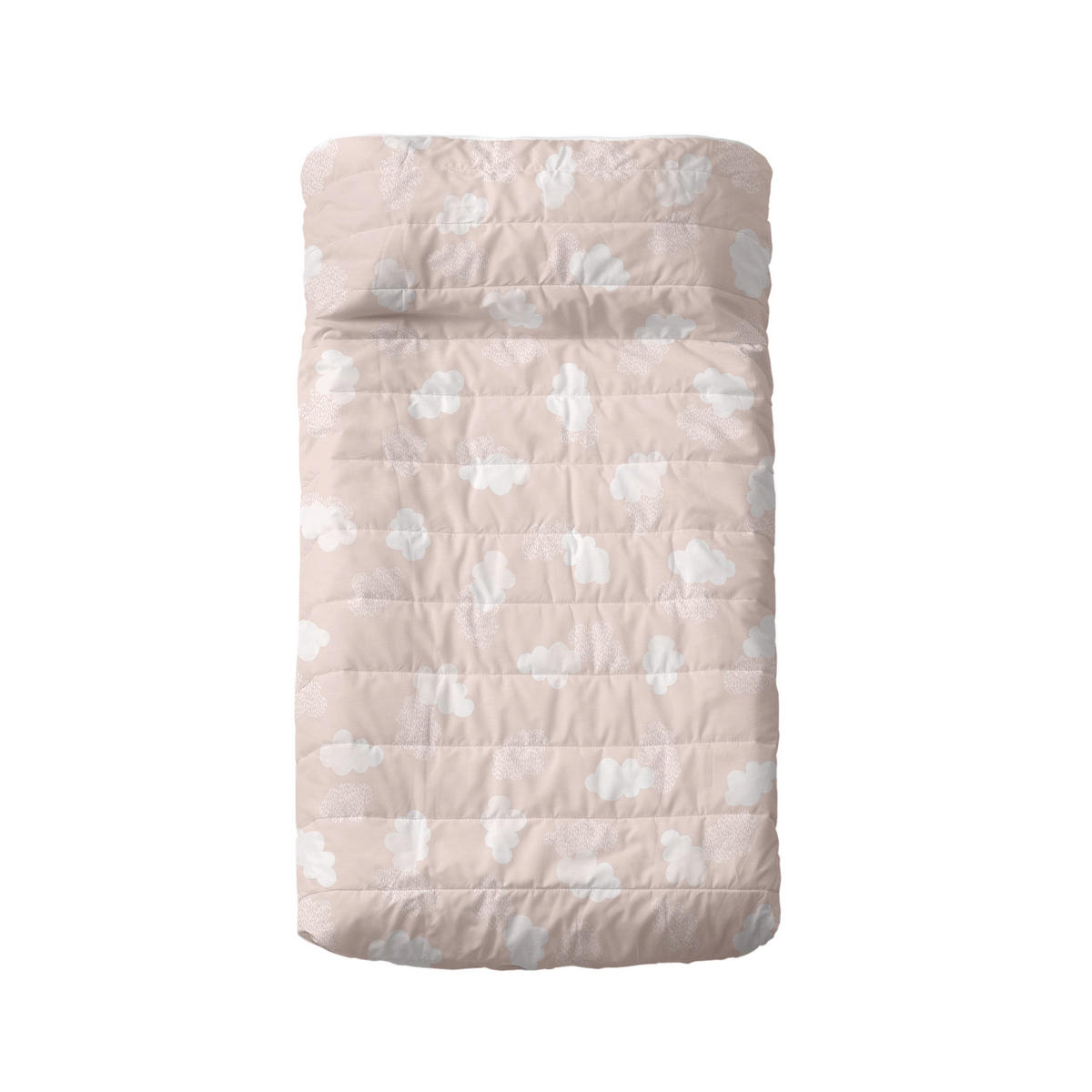 TAGESDECKE clouds 100x130 cm (kinderbett) rosa - Pink, Textil (100/130cm) - Happy Friday