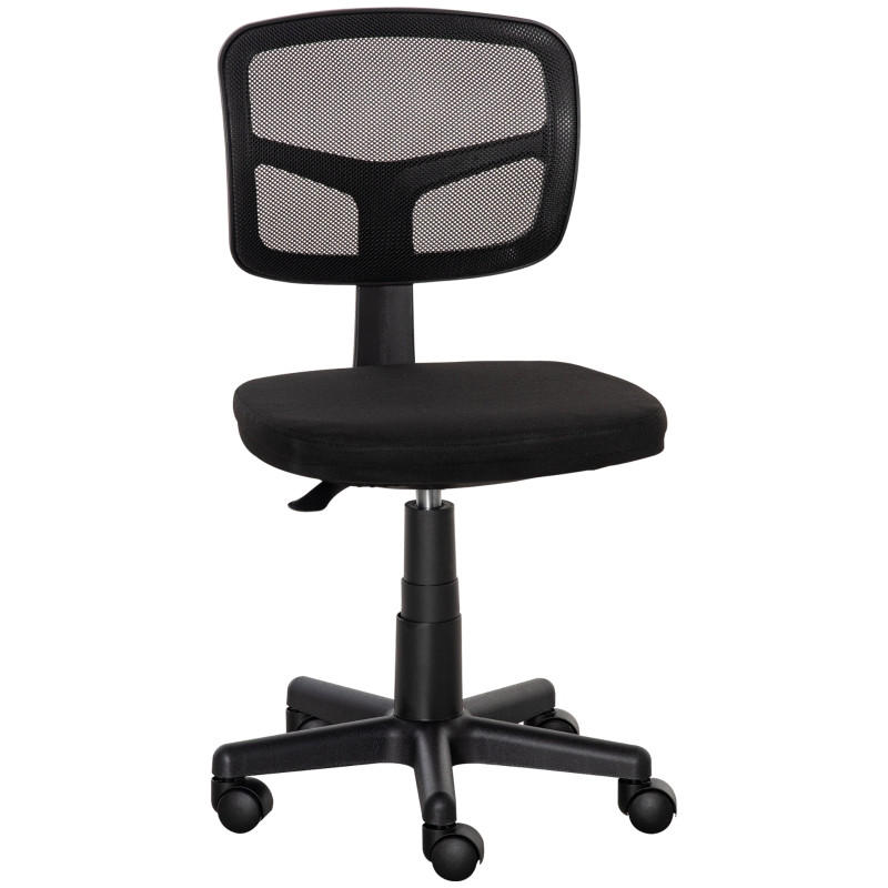 SHOPENTRA OTOČNÉ židle, ergonomické, prostorově úsporné, výškově nastavitelné, černé