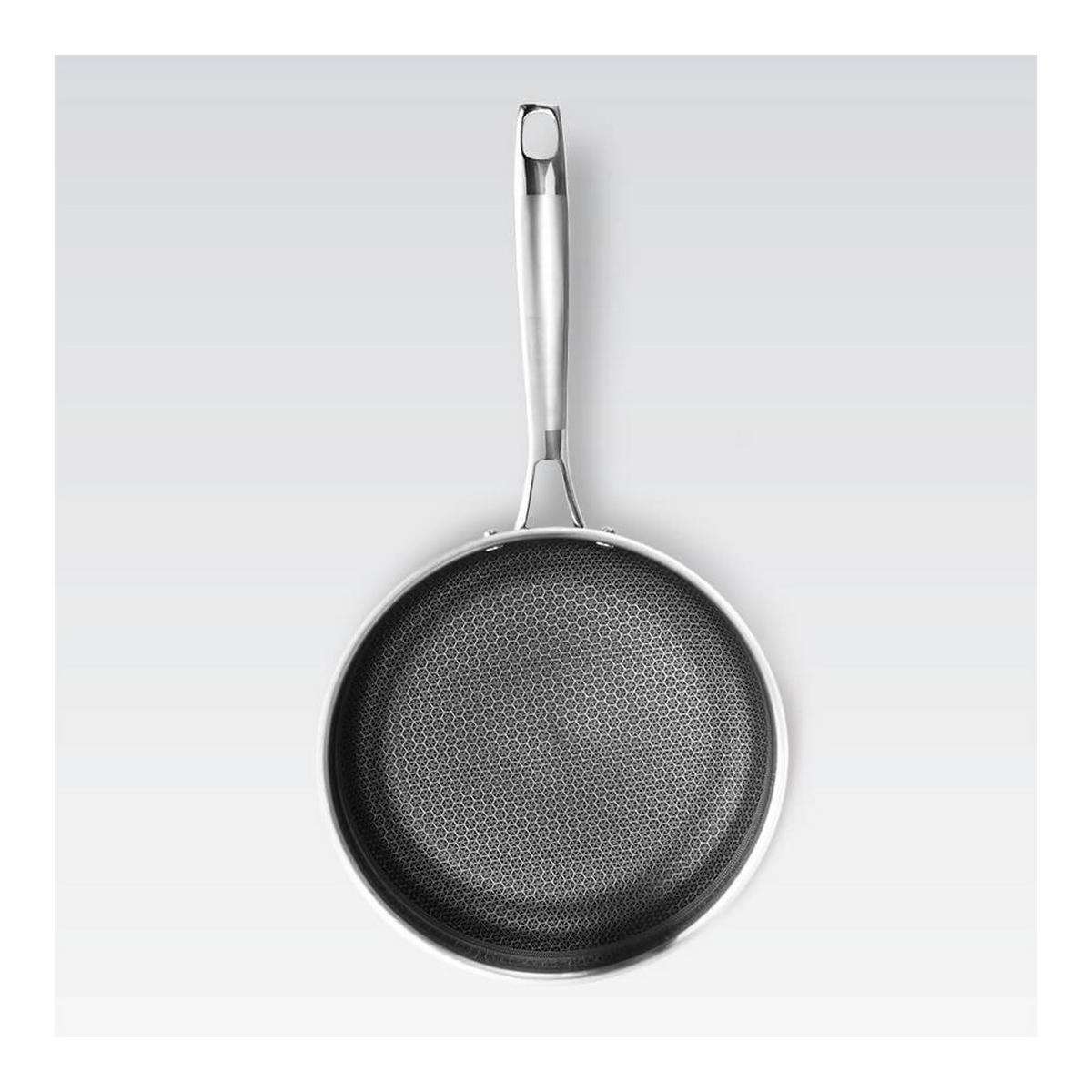 PFANNE Silber 49/26/5.5 cm MR122426 - Silberfarben, Metall (26cm) - Maestro 