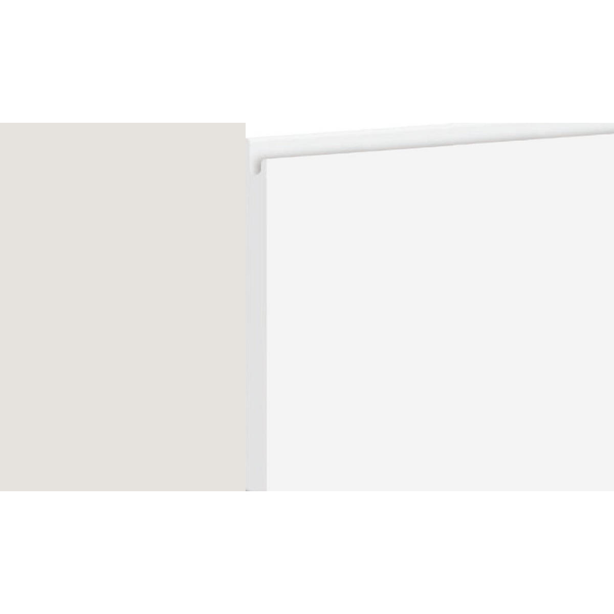 MIKROWELLENUMBAUSCHRANK Avellino W2MK/60 weiß Acryl matt / Grau 60 / 32,5 / 72cm - Weiß/Grau, Holz/Holzwerkstoff (60/72/32.5cm) - Feldmann-Wohnen