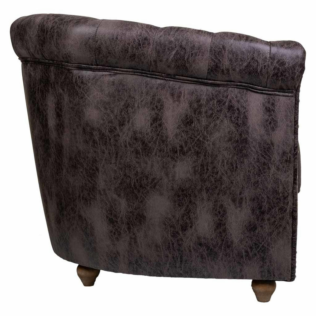SESSEL gepolstert 80x80x48/72 cm - Braun, Textil (80/72/80cm) - Wanderlust