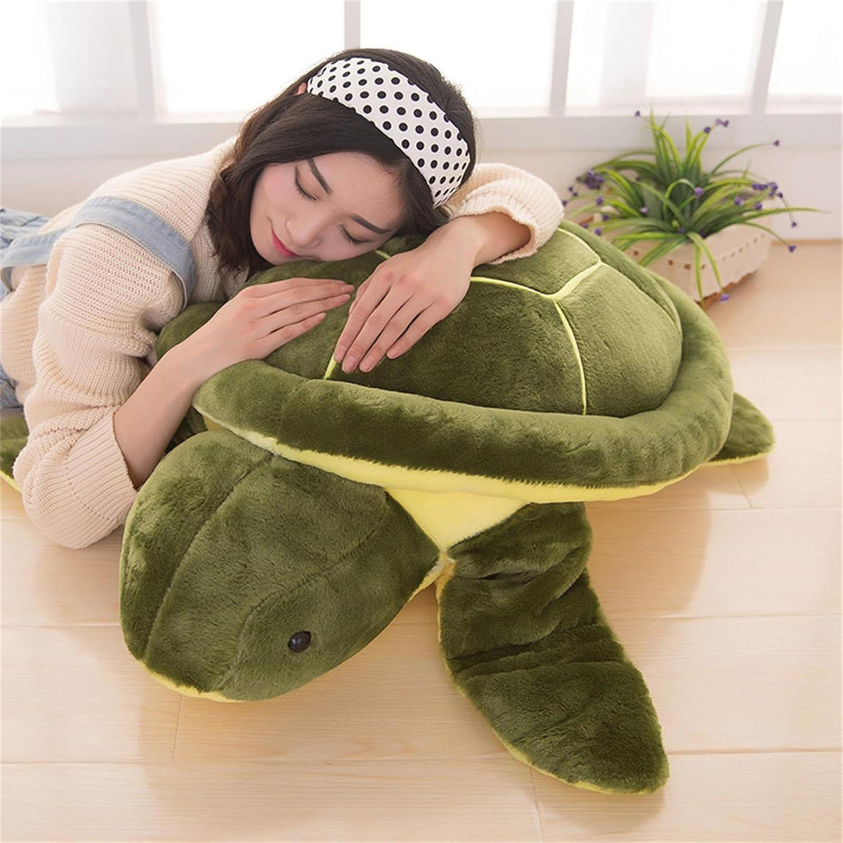 KUSCHELTIER Schildkröte Plüschtier 25 cm grün - Grün, Textil (25/25cm)