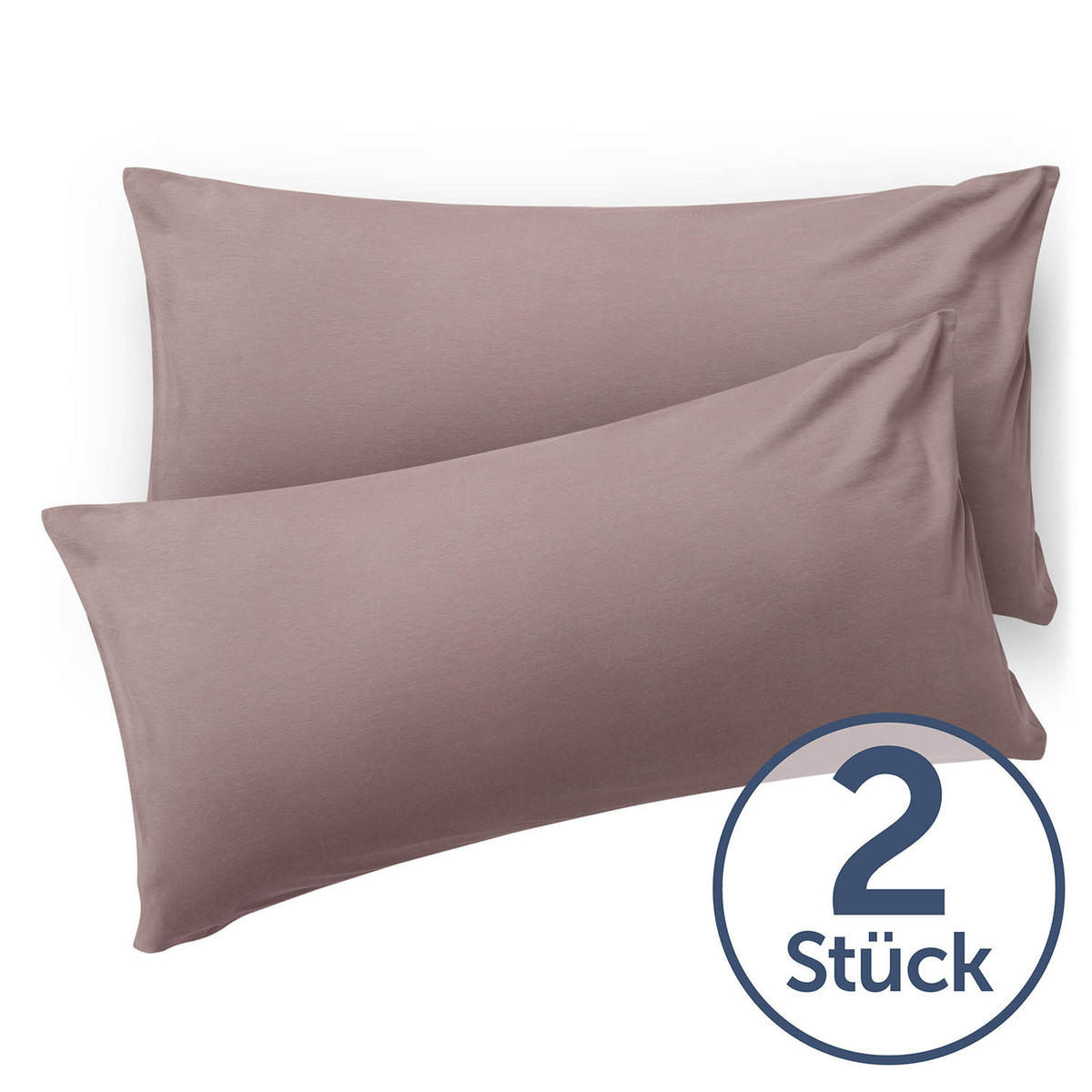 KISSENBEZUG Ellen 40/60 cm, 2er-Set, Taupe - Taupe, Textil (60/40cm) - Blumtal