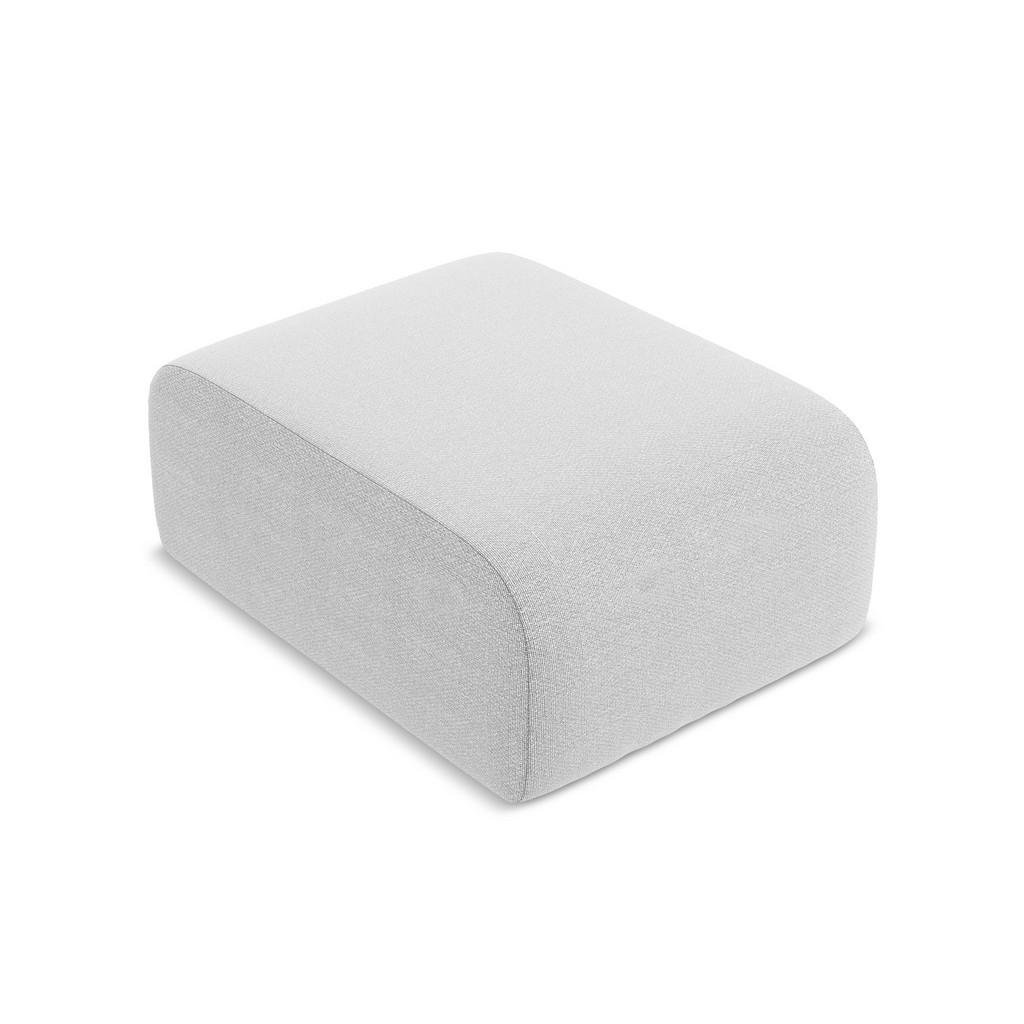 Thumbnail - Makamii Pouf, Silber, Textil, Holzwerkstoff, 1-Sitzer, 72x42x94 cm, Hergestellt in Europa, Oeko-Tex®, Wohnzimmer, Sofas ...