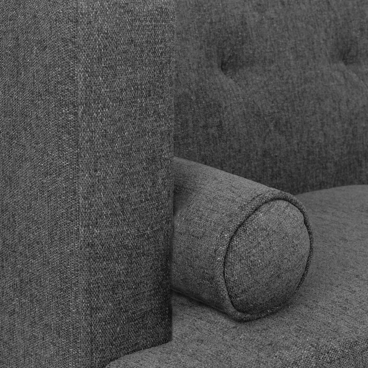 KINDERSOFA 2-Sitzer Keavy Flachgewebe anthrazit - Anthrazit, Kunststoff (102/57/34cm) - 58aufmkessel