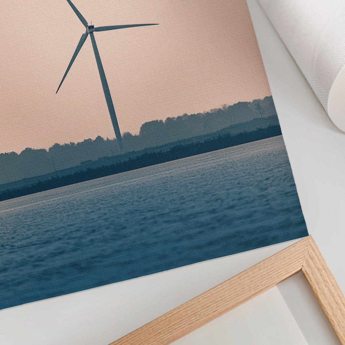 POSTER - 21x29 cm - Mana - Ein friedliches Panorama - Creme, Textil (21/29.7/0.1cm) - TULUP